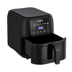 Devanti 8L Digital Air Fryer With Viewing Window Product Image Great Shop