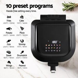 Devanti 5.5L Air Fryer &Amp; Grill 1500W Lcd Cooker Product Image Great Shop