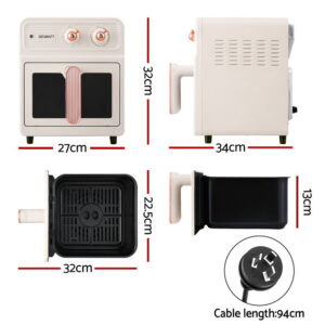6L Air Fryer Cream