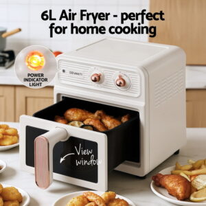 6L Air Fryer Cream