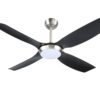 Devanti 52&Quot; Ceiling Fan With Light &Amp; Remote - Black – Great Shop 52 Inch Ceiling Fan