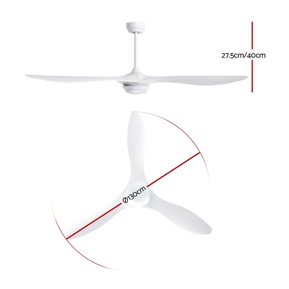 Devanti 52&Quot; Dc Motor Ceiling Fan With Led Light &Amp; Remote – Great Shop Devanti 52&Quot; Dc Motor Ceiling Fan With Led Light &Amp; Remote - Image 2