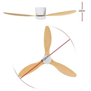 Devanti 52 Inch Dc Motor Ceiling Fan With Light Product Image Great Shop