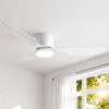 Devanti 52 Inch Dc Motor Ceiling Fan With White Blades And Integrated Led Light