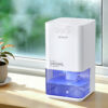 Devanti Portable Bedroom Dehumidifier In White Front View