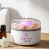 Devanti Salt Lamp Aroma Diffuser Ultrasonic Humidifier Emitting Cool Mist With Warm Glowing Led Light