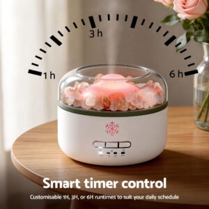Devanti Salt Lamp Aroma Diffuser Ultrasonic Humidifier Product Image Great Shop