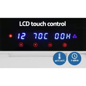 Devanti 10 Tray Food Dehydrator 550W Black Product Image Great Shop
