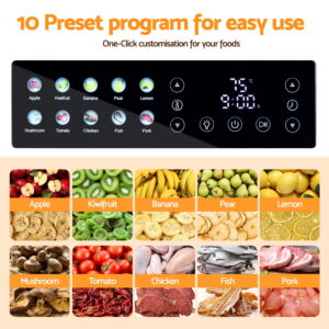 Devanti 10 Trays Food Dehydrator Stainless Steel Glass Door – Great Shop Devanti 10 Trays Food Dehydrator Stainless Steel Glass Door Product Image Great Shop