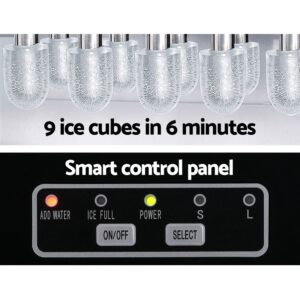 Devanti 12Kg Portable Ice Maker Machine With Self Cleaning – Great Shop Devanti 12Kg Portable Ice Maker Machine With Self Cleaning Product Image Great Shop