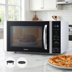 Devanti 30L microwave oven 4-in-1 air fryer convection grill with digital LED screen
