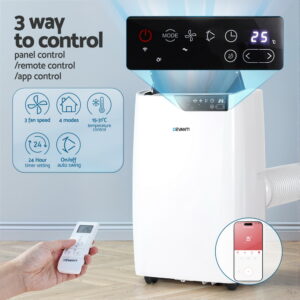 Adjusting Settings On The Devanti Portable Air Conditioner Dehumidifier Fan 12000Btu Via Mobile Phone App