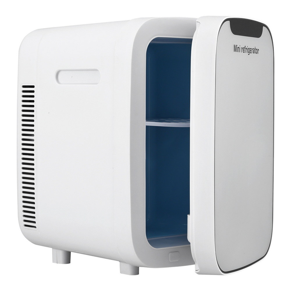 Glacio 12V 220V Portable Mini Fridge Cooler Warmer – Great Shop Glacio 12V 220V Portable Mini Fridge Cooler Warmer In Glossy White With Tempered Glass Front