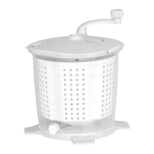 Devanti Portable Washing Machine Manual Spin Dryer in white finish