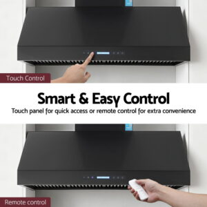 Touch Sensitive Control Panel And Remote For Devanti Range Hood