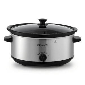 Control Knob Settings On Devanti 6.5L Slow Cooker Electric Multi Cooker