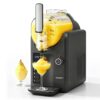 Devanti 5-In-1 Slushie Machine And Ice Cream Maker In Sleek Grey Front View