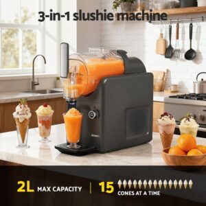 Devanti 5-In-1 Slushie Machine And Ice Cream Maker Product Image Great Shop