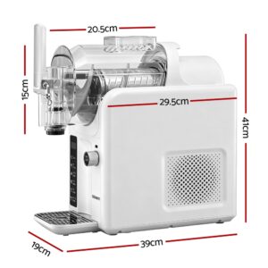 Devanti 5-In-1 Slushie Machine And Ice Cream Maker White Product Image Great Shop