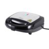 Devanti 3-In-1 Sandwich Press With Stainless Steel Housing On A Kitchen Bench
