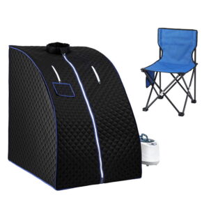 Devanti Portable Steam Sauna Tent 1000W Personal Home Spa Product Image Great Shop