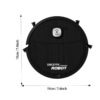 3-In-1 Intelligent Robot Vacuum Cleaner In Sleek Black Finish Sweeping A Tiled Living Room Floor