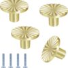 Brushed Gold Cabinet Knobs