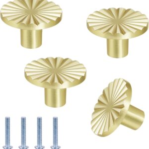 Brushed Gold Cabinet Knobs