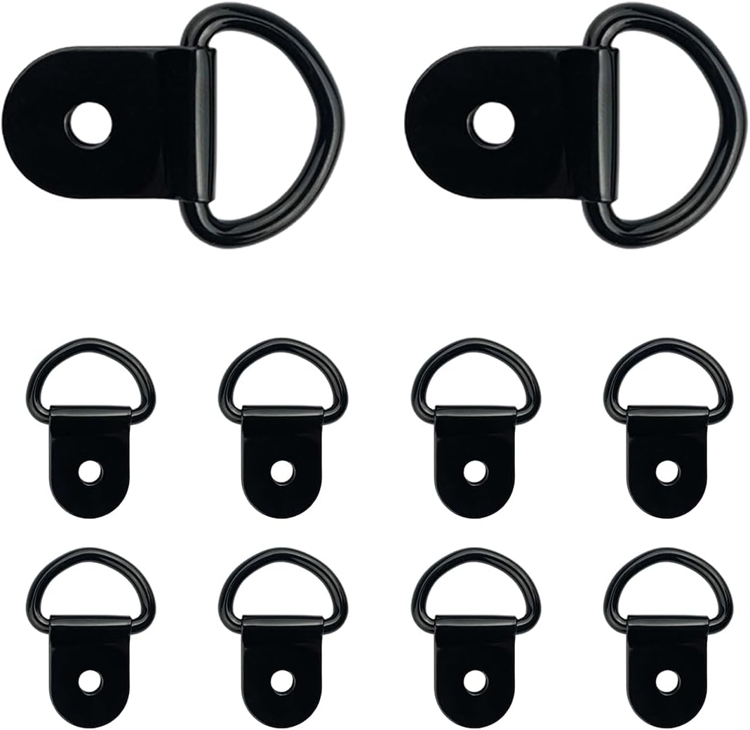 10X Steel D-Ring Tie Downs | Heavy Duty Cargo Anchor – Great Shop Steel D-Ring Tie Downs