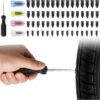 60Pc Tyre Repair Nail Kit | Emergency Tubeless Plugs – Great Shop Tyre Repair Nail Kit