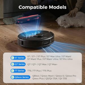 Tricut Main Brush Module Being Clicked Into The Underside Housing Panel Of A Roborock Qrevo Robot Vacuum