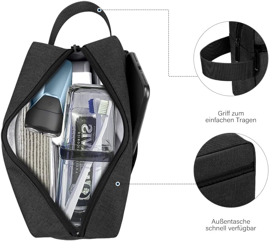 Waterproof Toiletry Bag For Men | Travel Organizer – Great Shop Waterproof Toiletry Bag