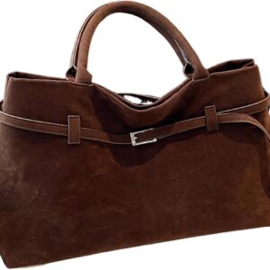 Suede Tote Bag