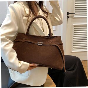 Suede Tote Bag