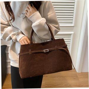 Suede Tote Bag