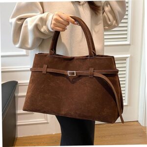 Suede Tote Bag