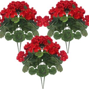 Artificial Geraniums