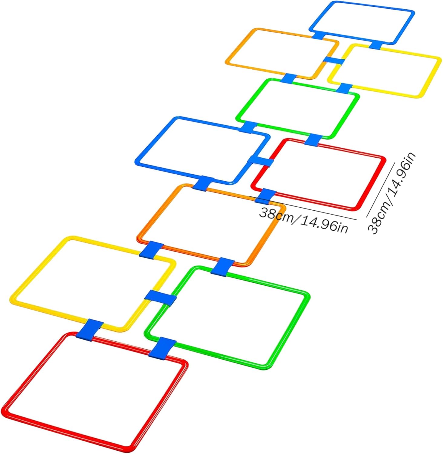 Hopscotch Rings Game | 10-Pc Outdoor Play Set – Great Shop Hopscotch Rings Game