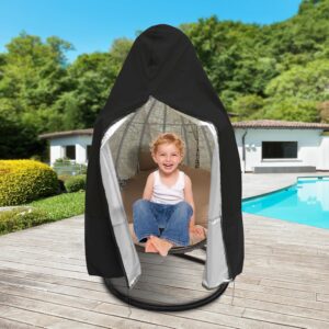 Hanging Egg Chair Cover 420D Heavy Duty Waterproof Black – Great Shop Hanging Egg Chair Cover 420D Heavy Duty Waterproof Black Product Image Great Shop