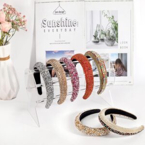 Clear Headband Holder Acrylic Jewelry Display Organizer Product Image Great Shop