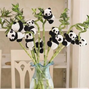 Mini Panda Figurines | Cute Bamboo Panda Decor – Great Shop Mini Panda Figurines