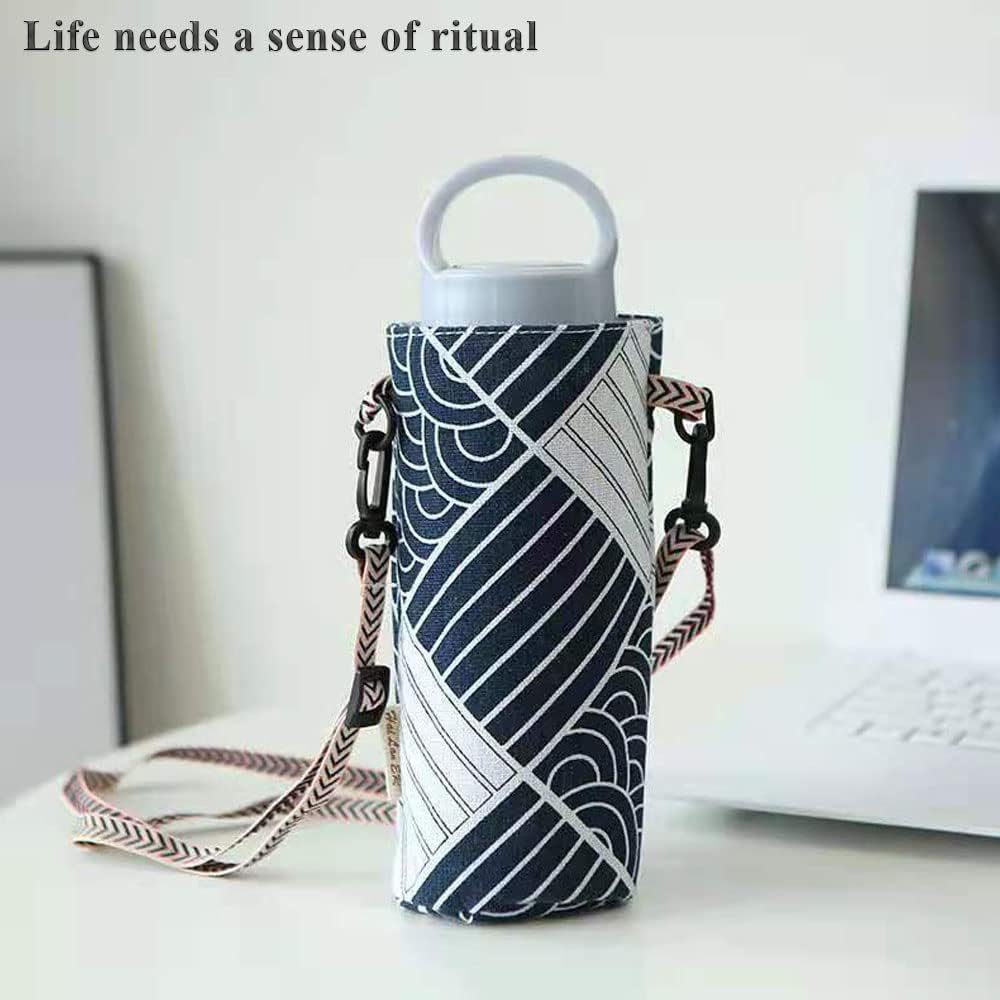 2-Pack Floral Water Bottle Carrier Bag With Strap – Great Shop Water Bottle Carrier Bag