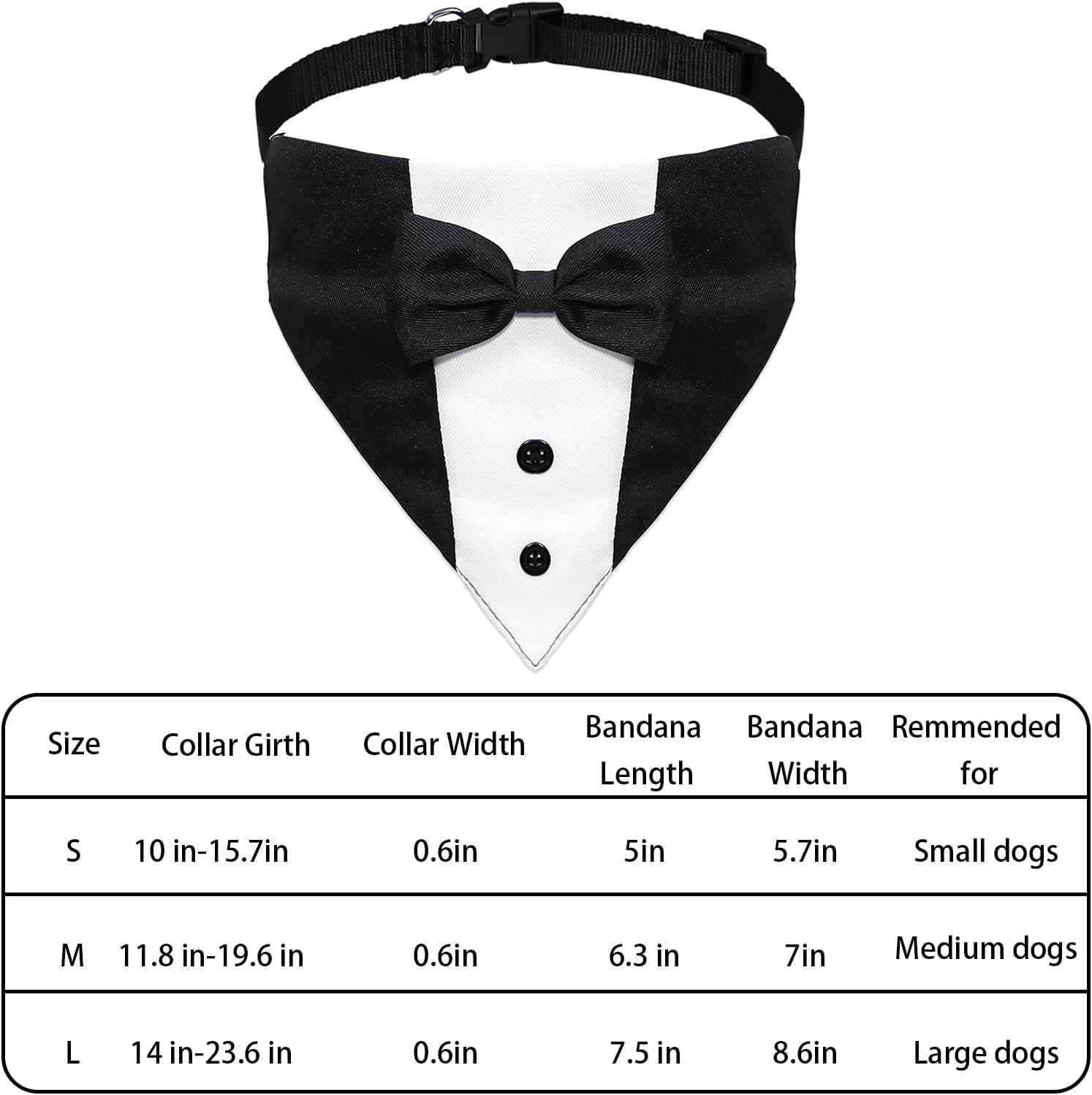 Dog Tuxedo Bandana Bow Tie For Weddings &Amp; Parties – Great Shop Dog Tuxedo Bandana