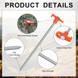 10 Pcs Heavy Duty Tent Pegs For Hard Ground – Great Shop Heavy Duty Tent Pegs