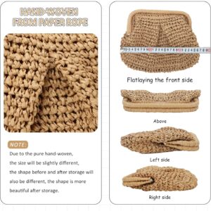 Straw Cloud Clutch