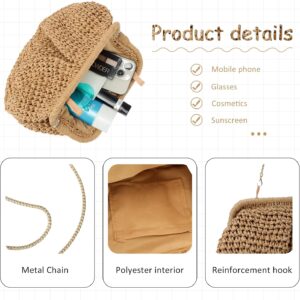 Straw Cloud Clutch