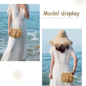 Straw Cloud Clutch