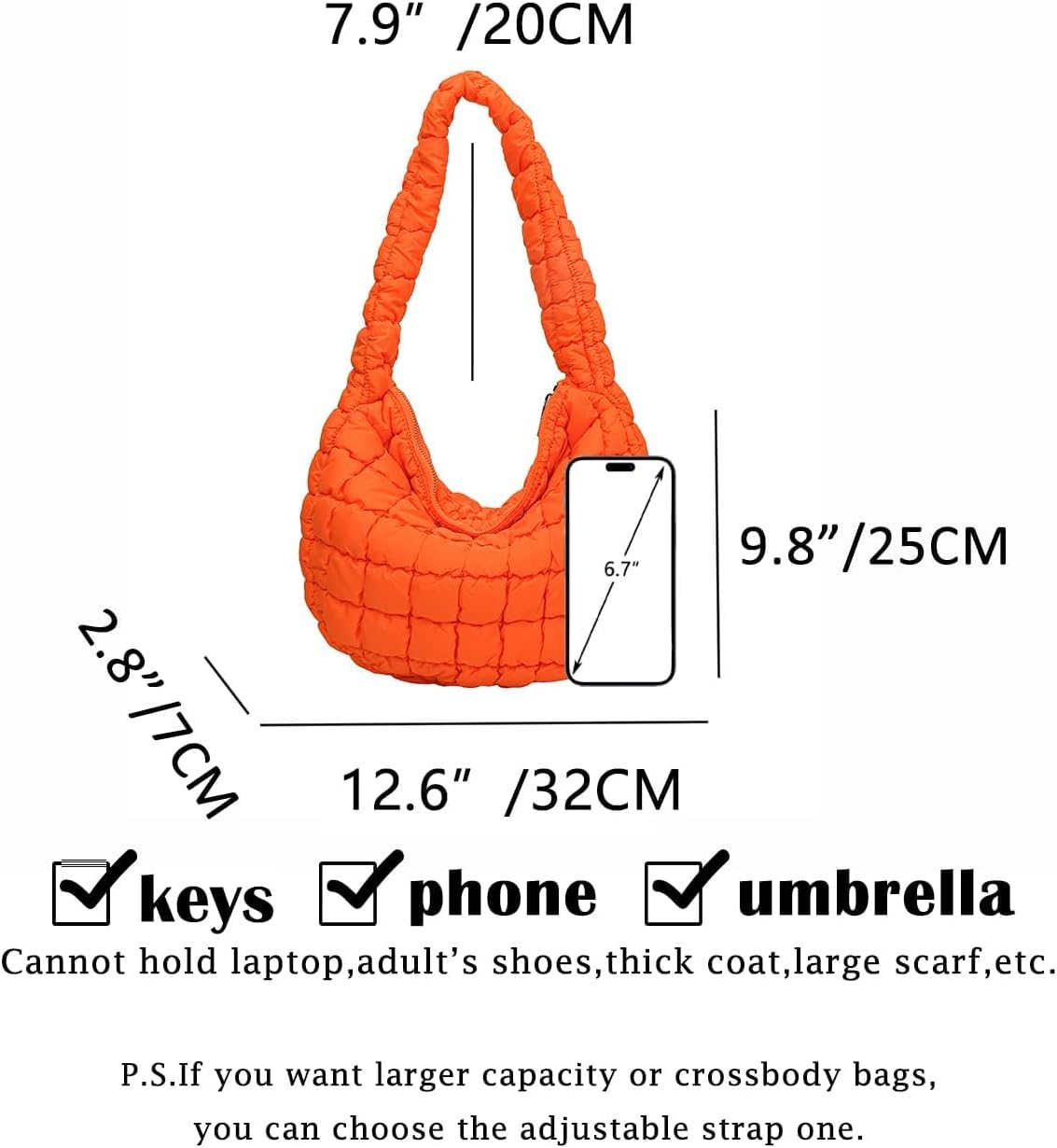 Quilted Puffer Tote Bag | Lightweight Shoulder Handbag – Great Shop Quilted Tote Bag