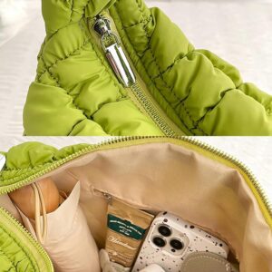 Quilted Puffer Tote Bag | Lightweight Shoulder Handbag – Great Shop Quilted Tote Bag