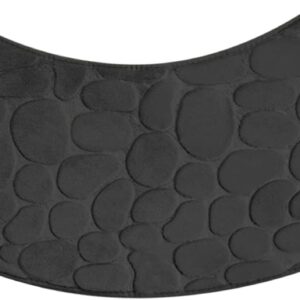 Curved Shower Mat | Non-Slip Quadrant Bath Mat, Black – Great Shop Curved Shower Mat